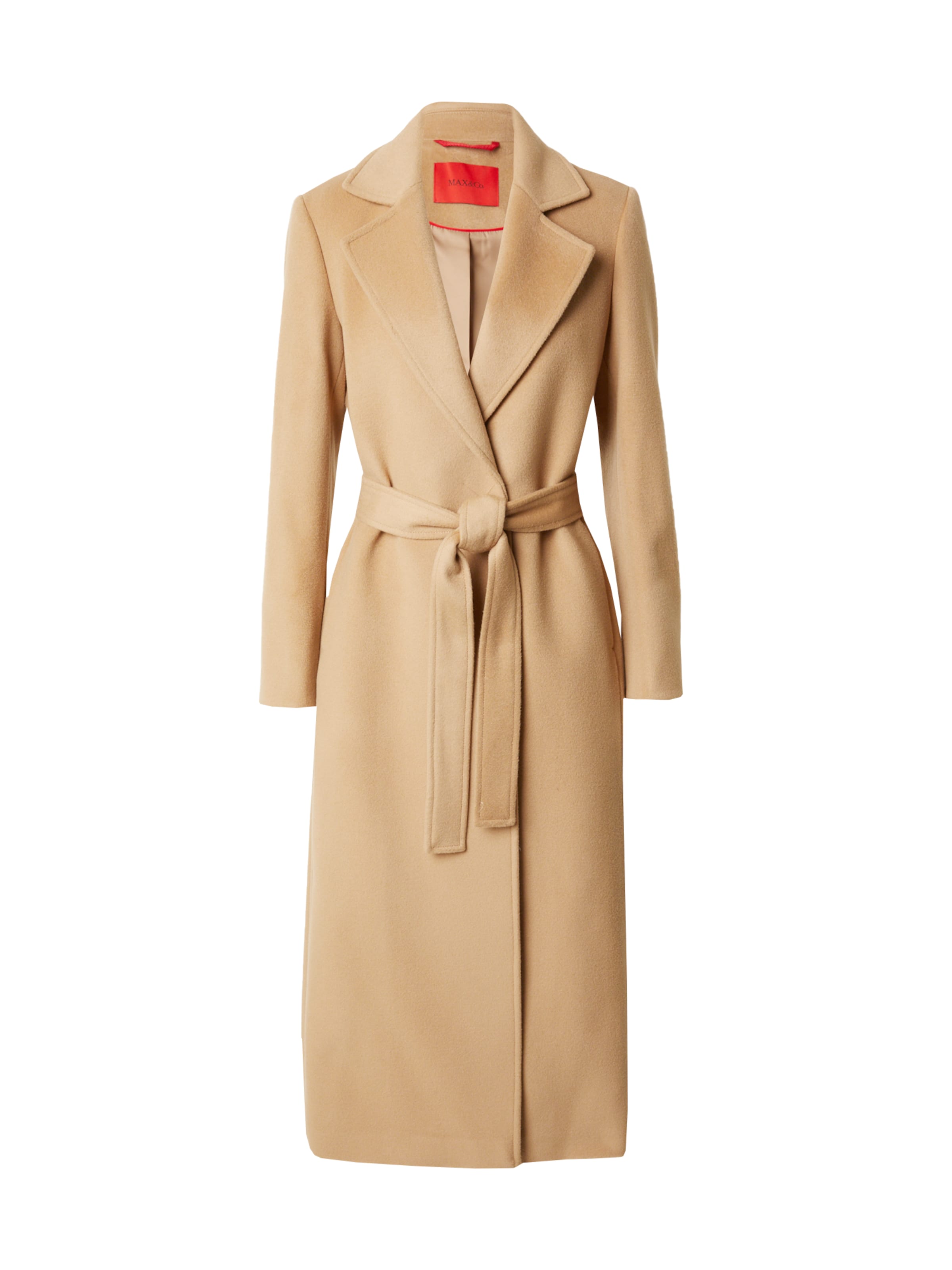 MAX&Co. Between-seasons coat in Brown: front