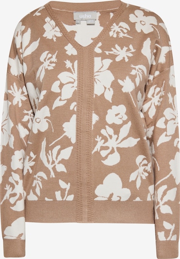 Megztinis iš Usha, spalva – šviesiai ruda / balta, Prekių apžvalga