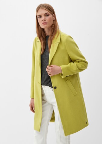 s.Oliver Ανοιξιάτικο και φθινοπωρινό παλτό σε κίτρινο: μπροστά