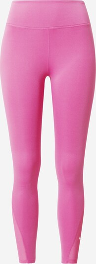 NIKE Sporta bikses 'One', krāsa - rozā / balts, Preces skats