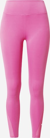 Pantalon de sport 'One' NIKE en rose : devant