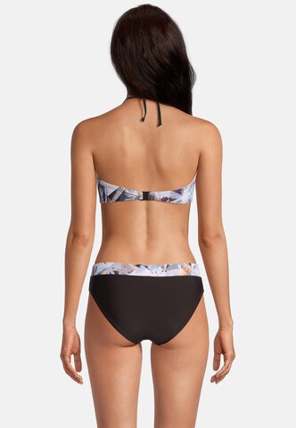 BECO the world of aquasports Bralette Bikini 'Heavenly Palms' in Black