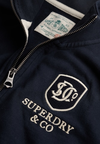 Superdry & Co Zip-Up Hoodie 'Essential' in Blue