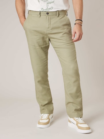 Deeluxe Regular Broek 'Midas' in Groen: voorkant