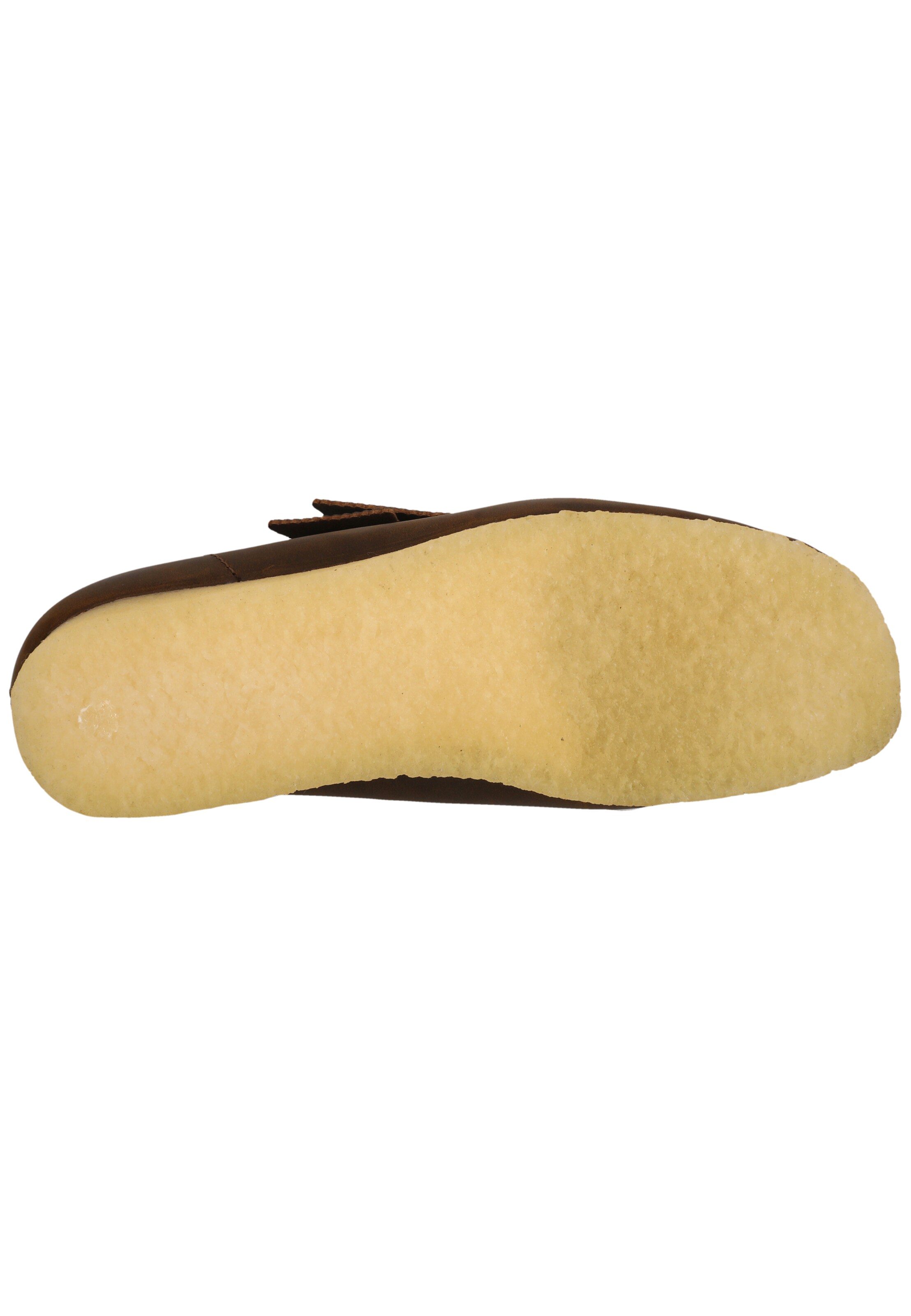 CLARKS Schnürschuhe 'Wallabee Beeswax' in Braun