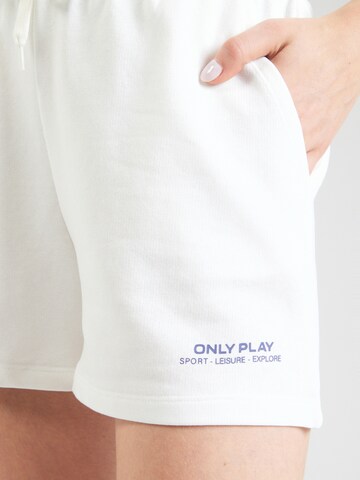 ONLY PLAY regular Παντελόνι φόρμας 'ONPMae' σε λευκό