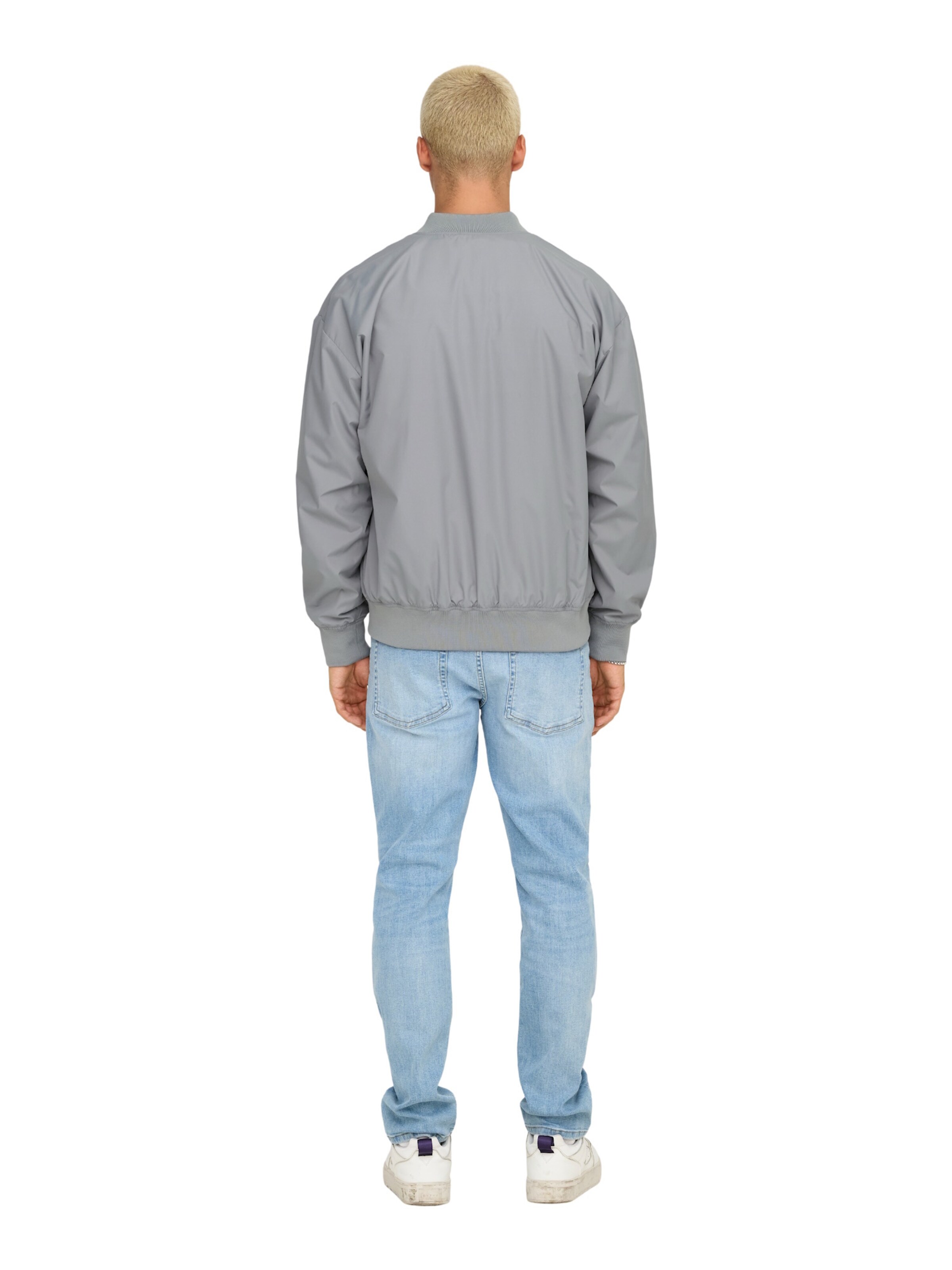 Only & Sons Bomberjacke 'Gavin' in Grau