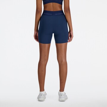 new balance Skinny Spodnie sportowe 'Sleek 5' w kolorze niebieski