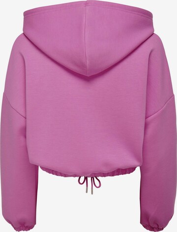 ONLY Zip-Up Hoodie 'Scarlett' in Pink