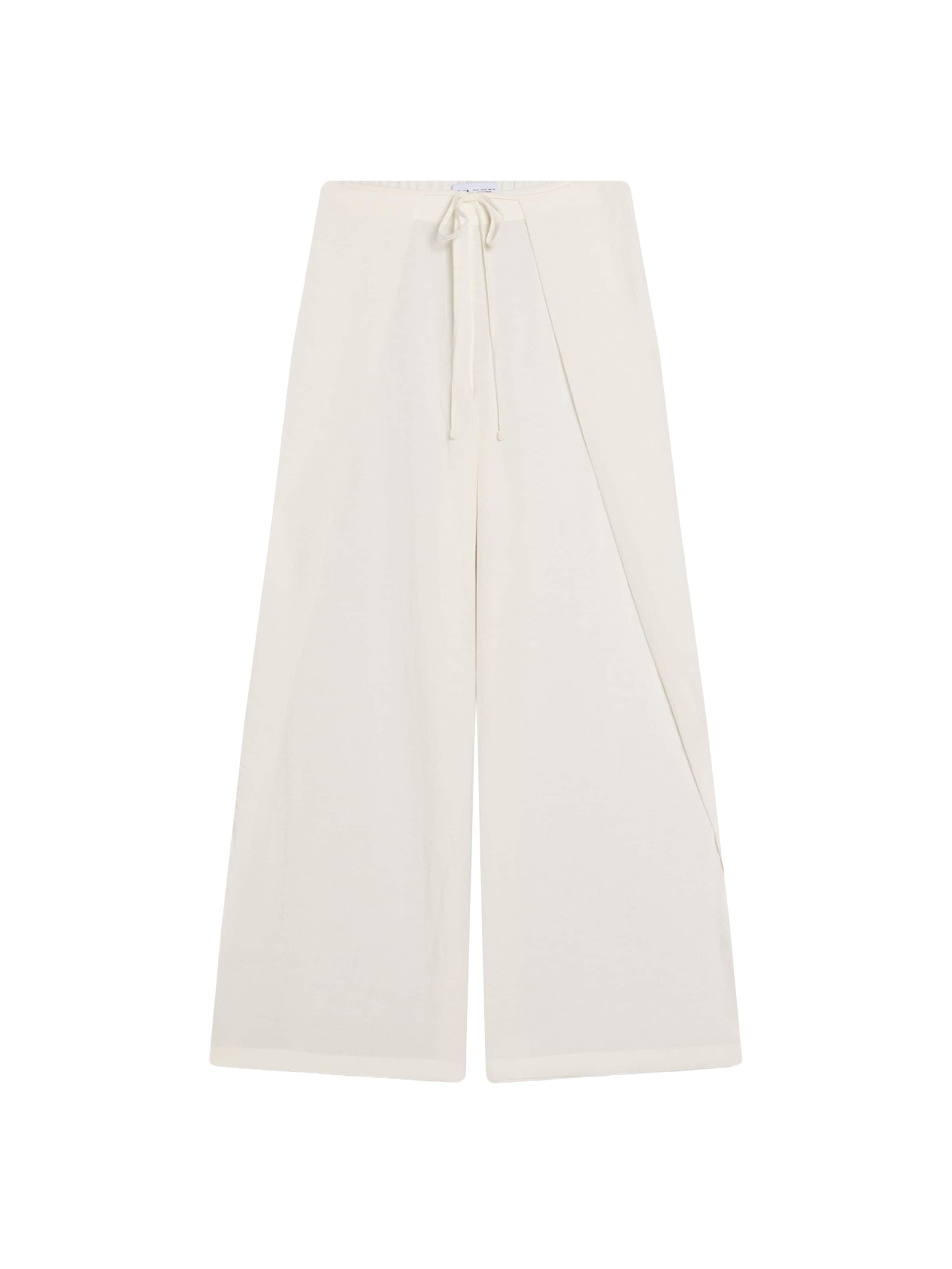 Bershka Trousers in Natural white, Item view