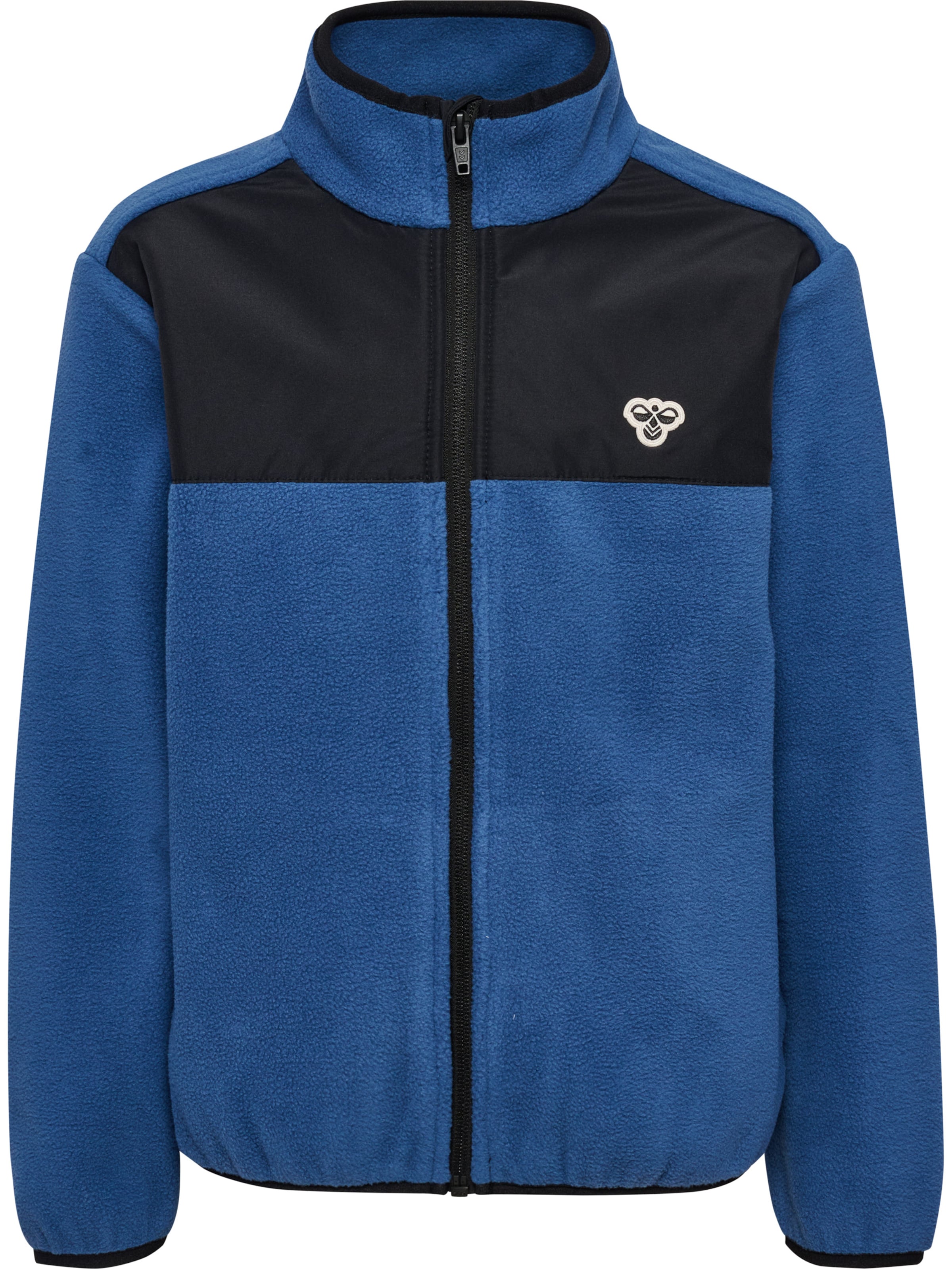 Hummel Functionele fleece jas in Blauw: voorkant