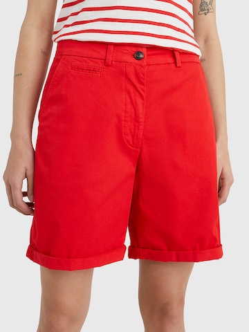 TOMMY HILFIGER Regular Chino Pants in Orange: front