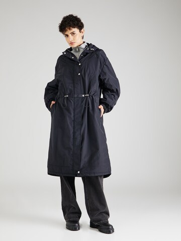 Soft Rebels Between-Seasons Parka 'Gaby' in Black: front