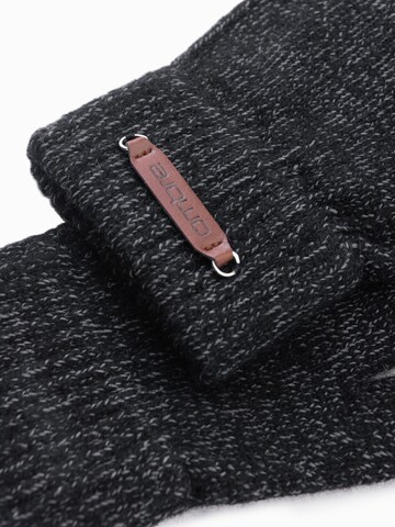 Ombre Vingerhandschoenen in Zwart