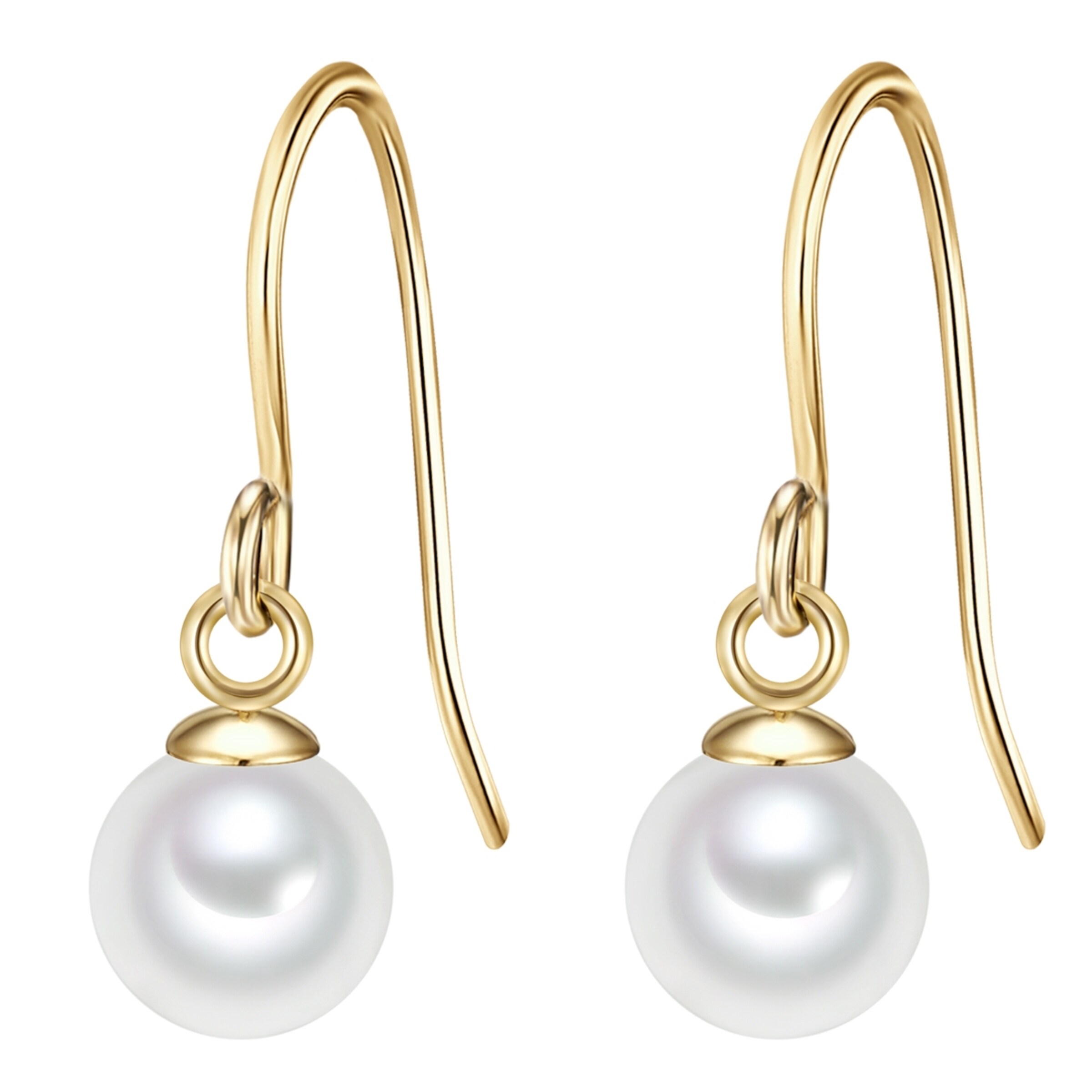 Boucles d'oreilles Glanzstücke München en or : devant