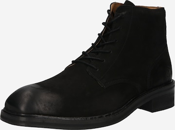 Superdry Lace-Up Boots 'VINTAGE OFFICER' in Black: front