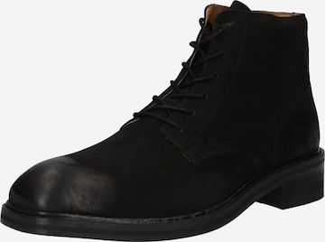 Bottines à lacets 'VINTAGE OFFICER' Superdry en noir : devant