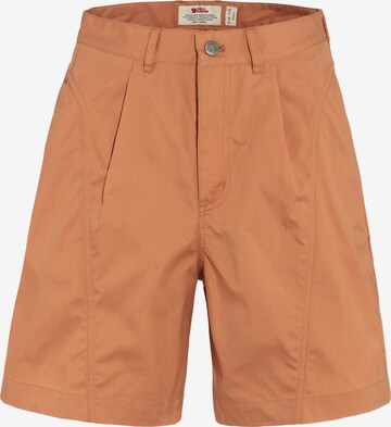 Fjällräven Regular Athletic Pants 'Vardag' in Orange: front