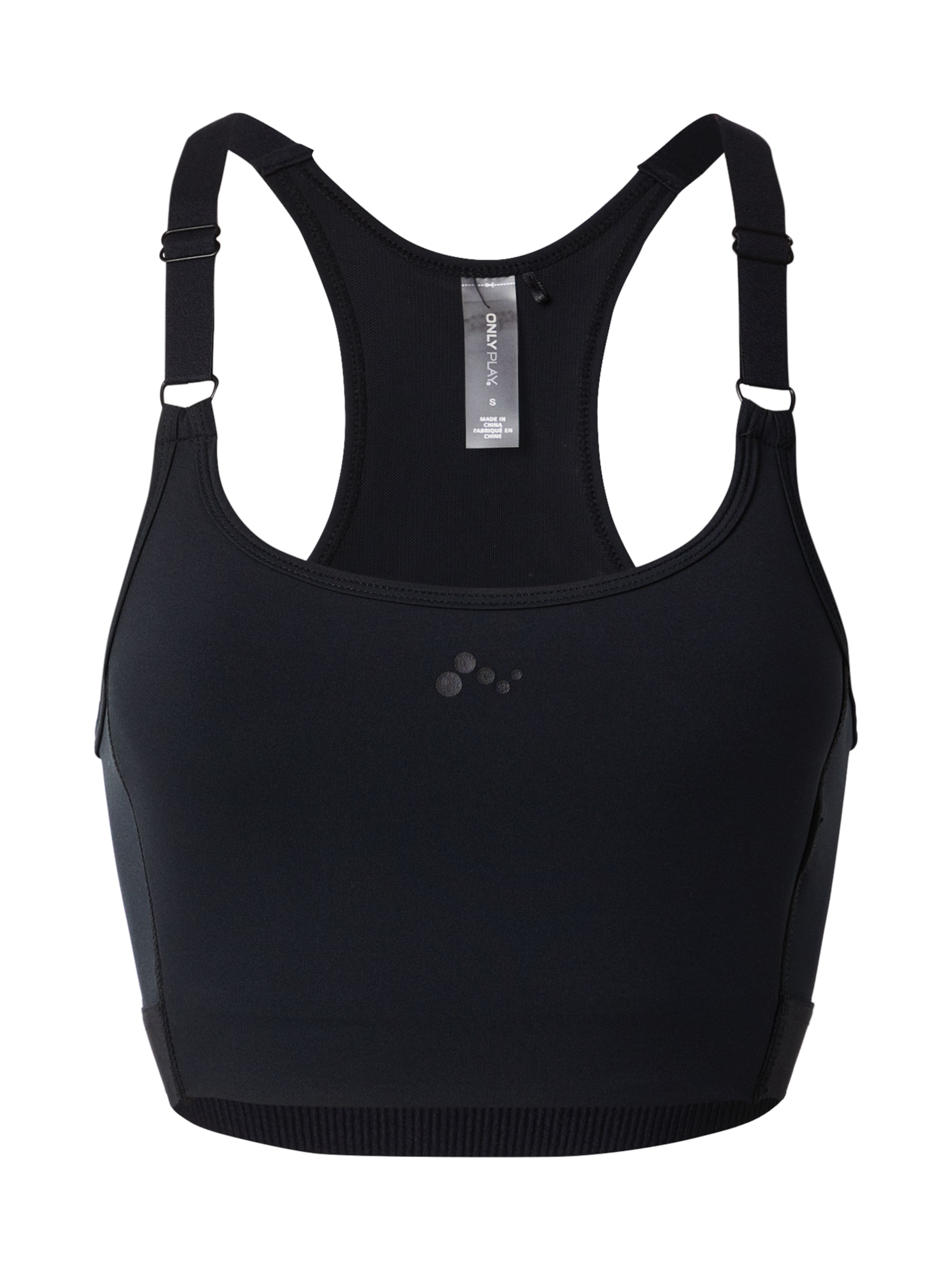 ONLY PLAY Bralette Sports Bra 'ONPRAVE-2' in Black: front