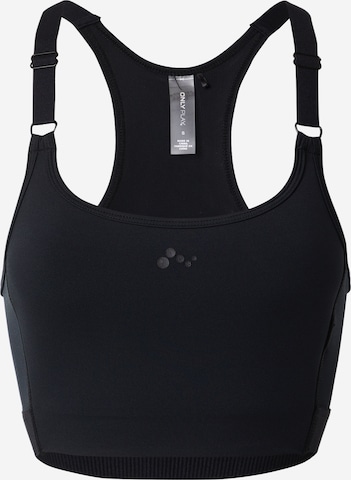 juoda ONLY PLAY Biustjė Sportinė liemenėlė 'ONPRAVE-2': priekis