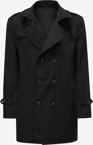 Youthup Winter Coat in Black: front