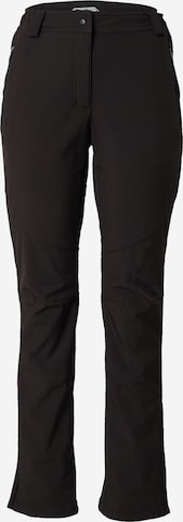 KILLTECregular Hlače za vanjske uvjete 'KOW 34' - crna boja: prednji dio