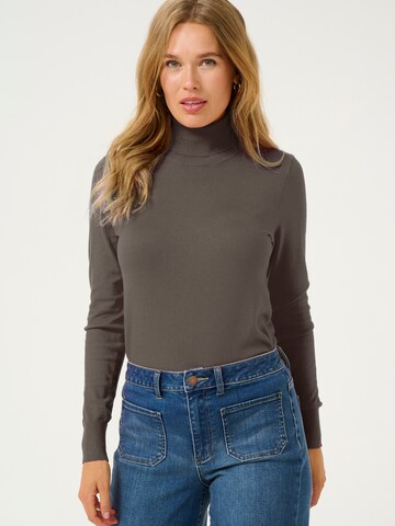 Kaffe Sweater 'KA Astrid' in Brown: front