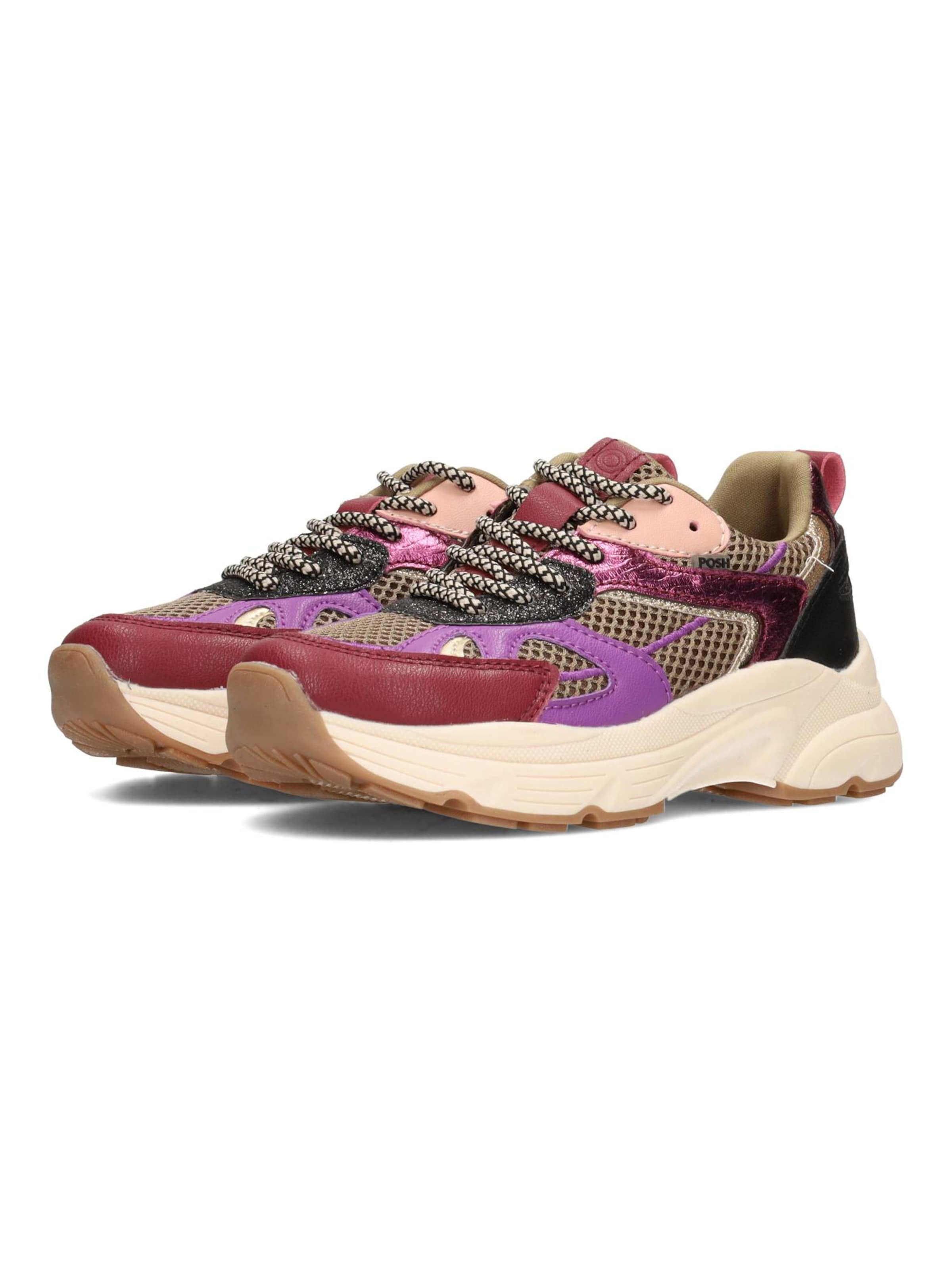 POSH by Poelman Trainers 'Ayoki' in Brown