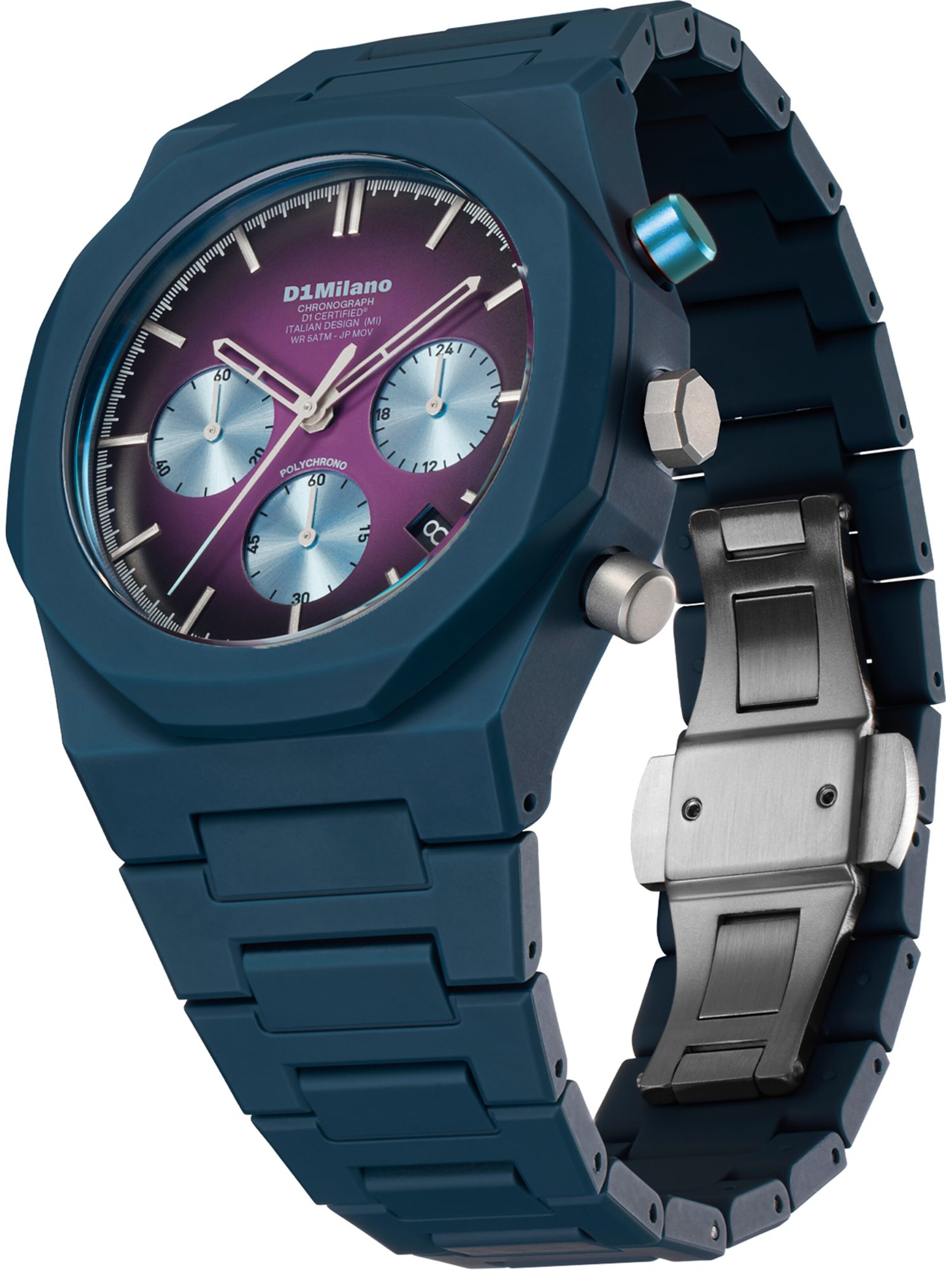 D1 Milano Uhr in Blau