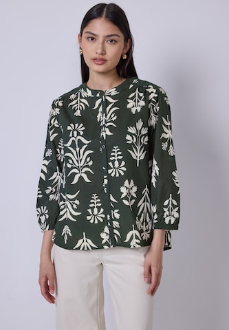 Street One Studio Blouse in Green: front