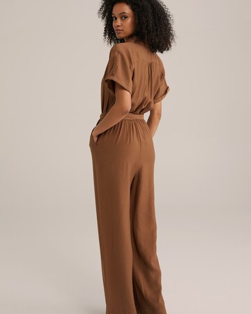 WE Fashion Jumpsuit i brun