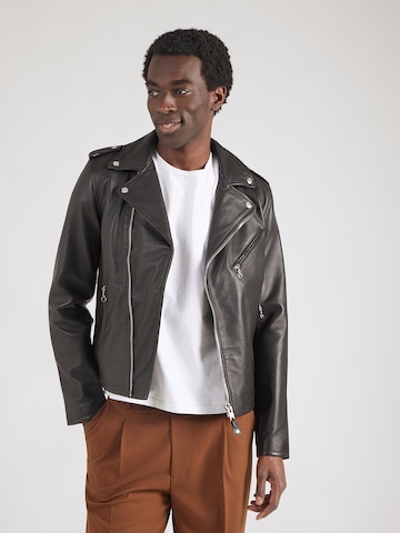 Schott NYC Prechodná bunda - Hnedá: predná strana