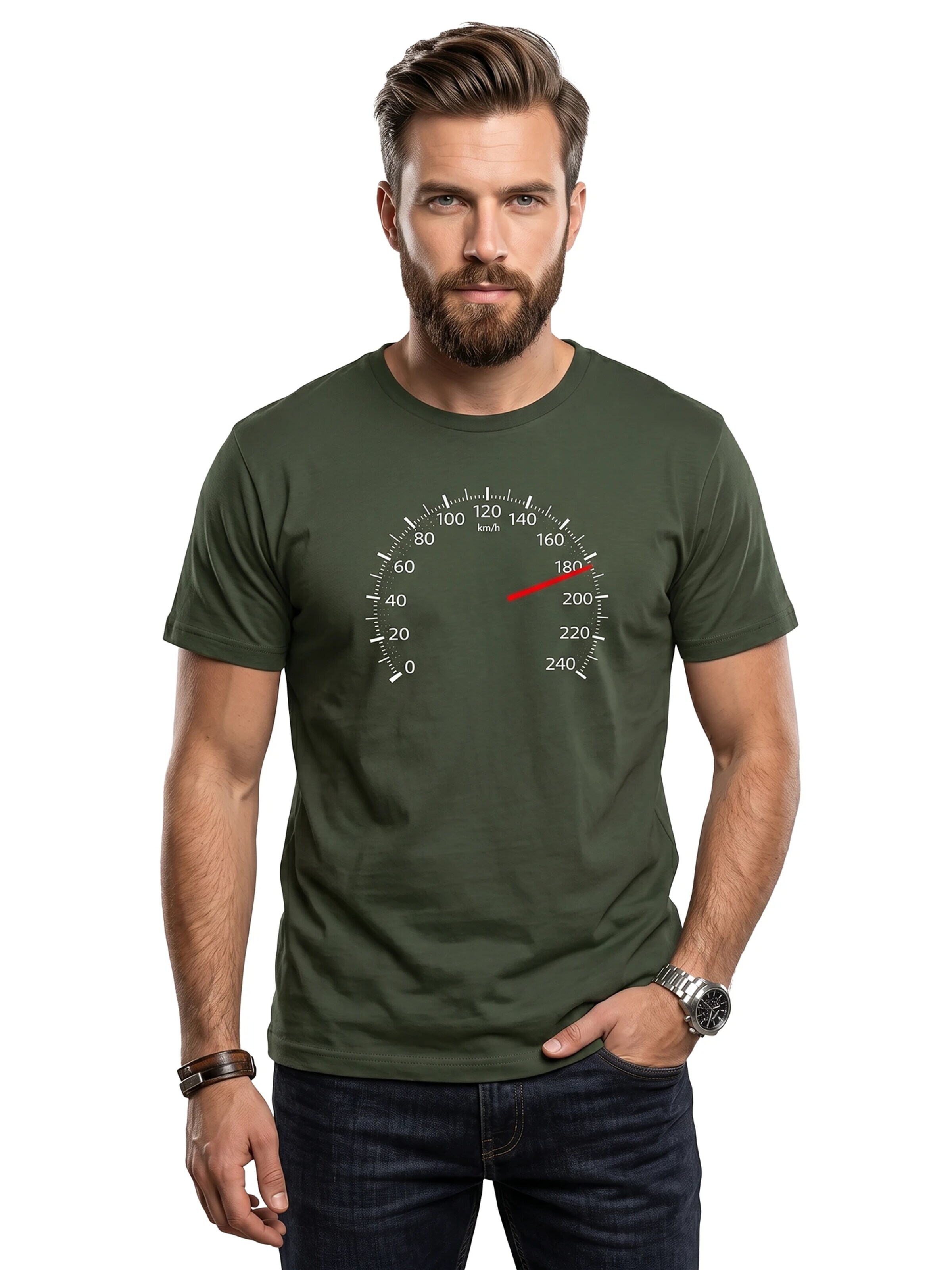 MAKAYA Shirt 'Tacho 180' in Green