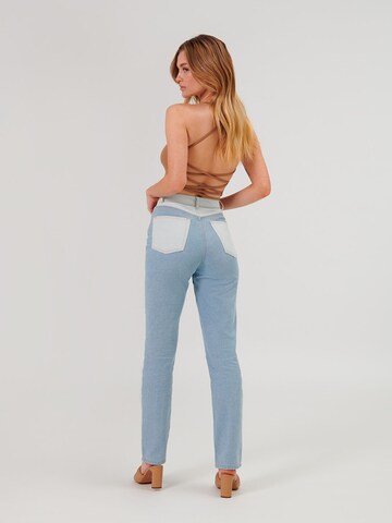 ABOUT YOU x Swalina&Linus Regular Hose 'Juna' in Blau