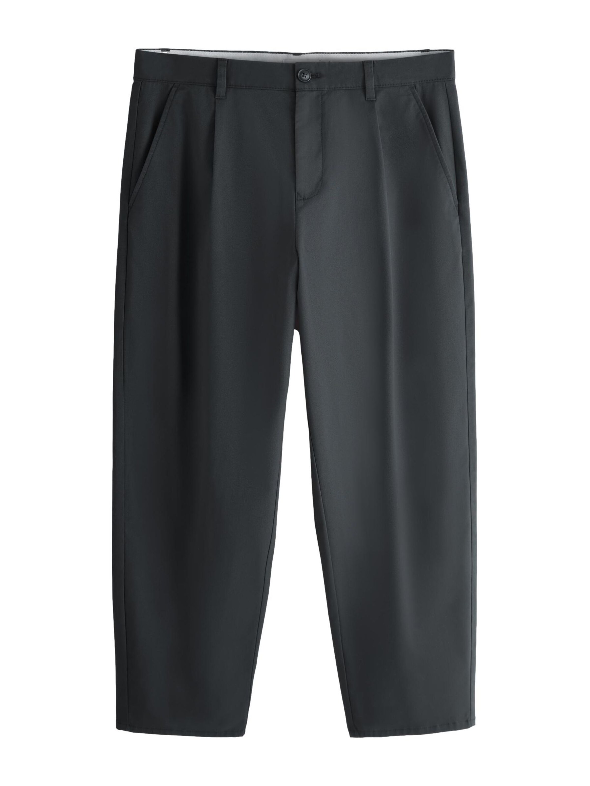 Next Pleat-front trousers in Grey: front
