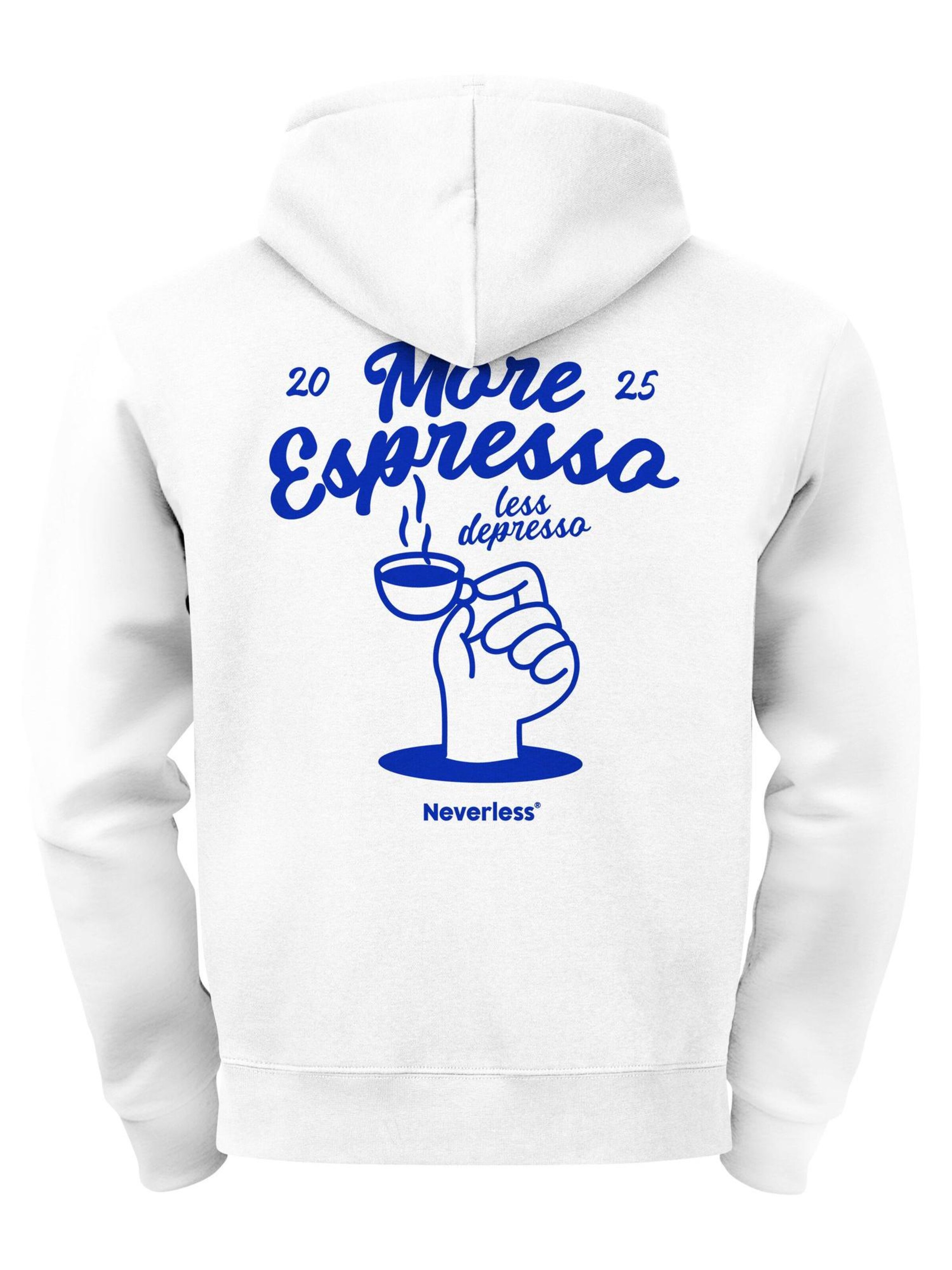 Neverless Sweatshirt 'More Espresso' in White
