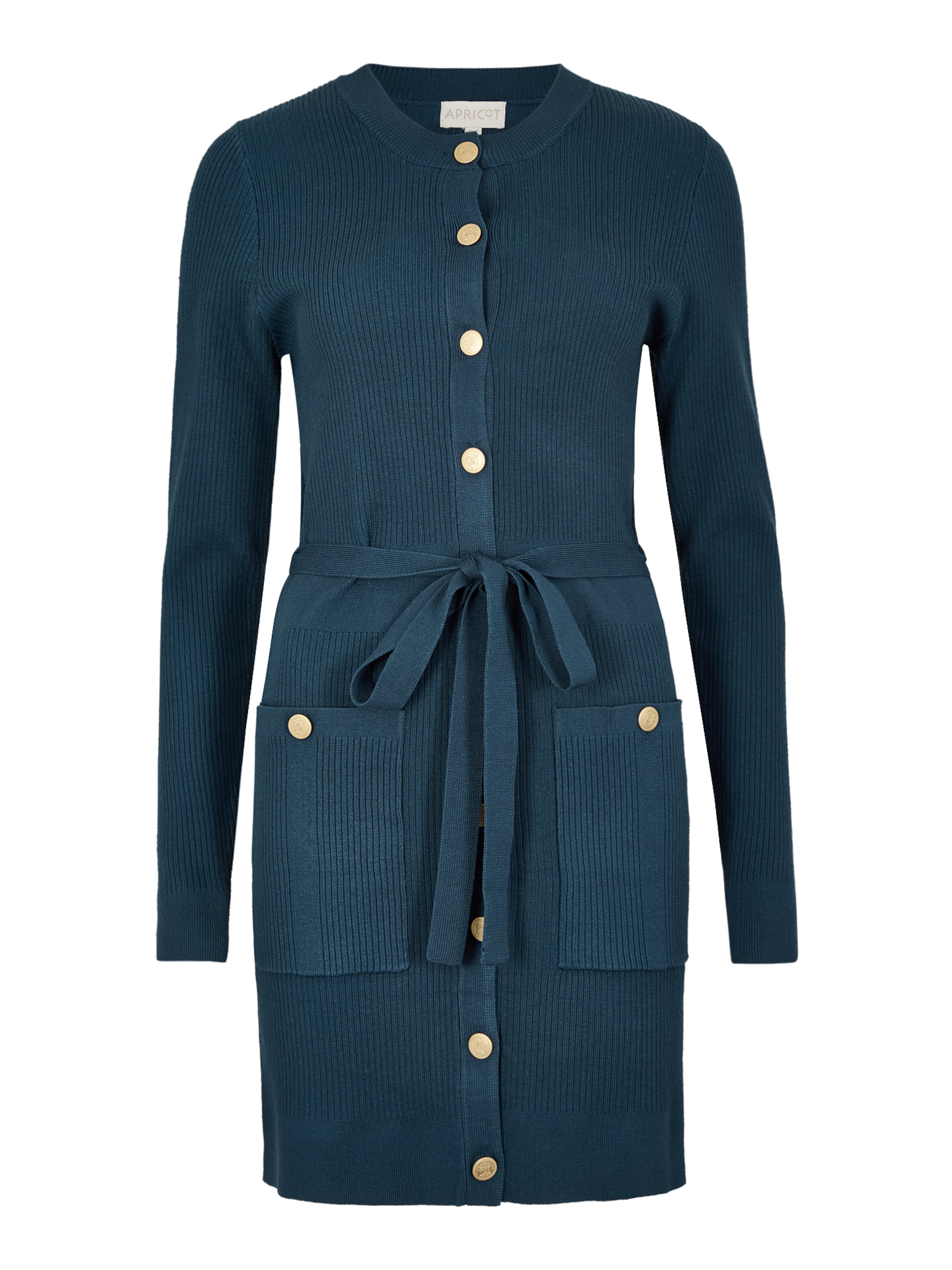 Apricot Jurk in Groen: voorkant