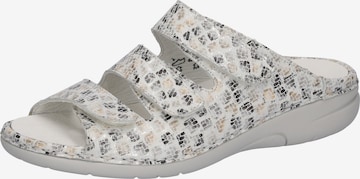 WALDLÄUFER Pantolette in Weiß: Vorderseite