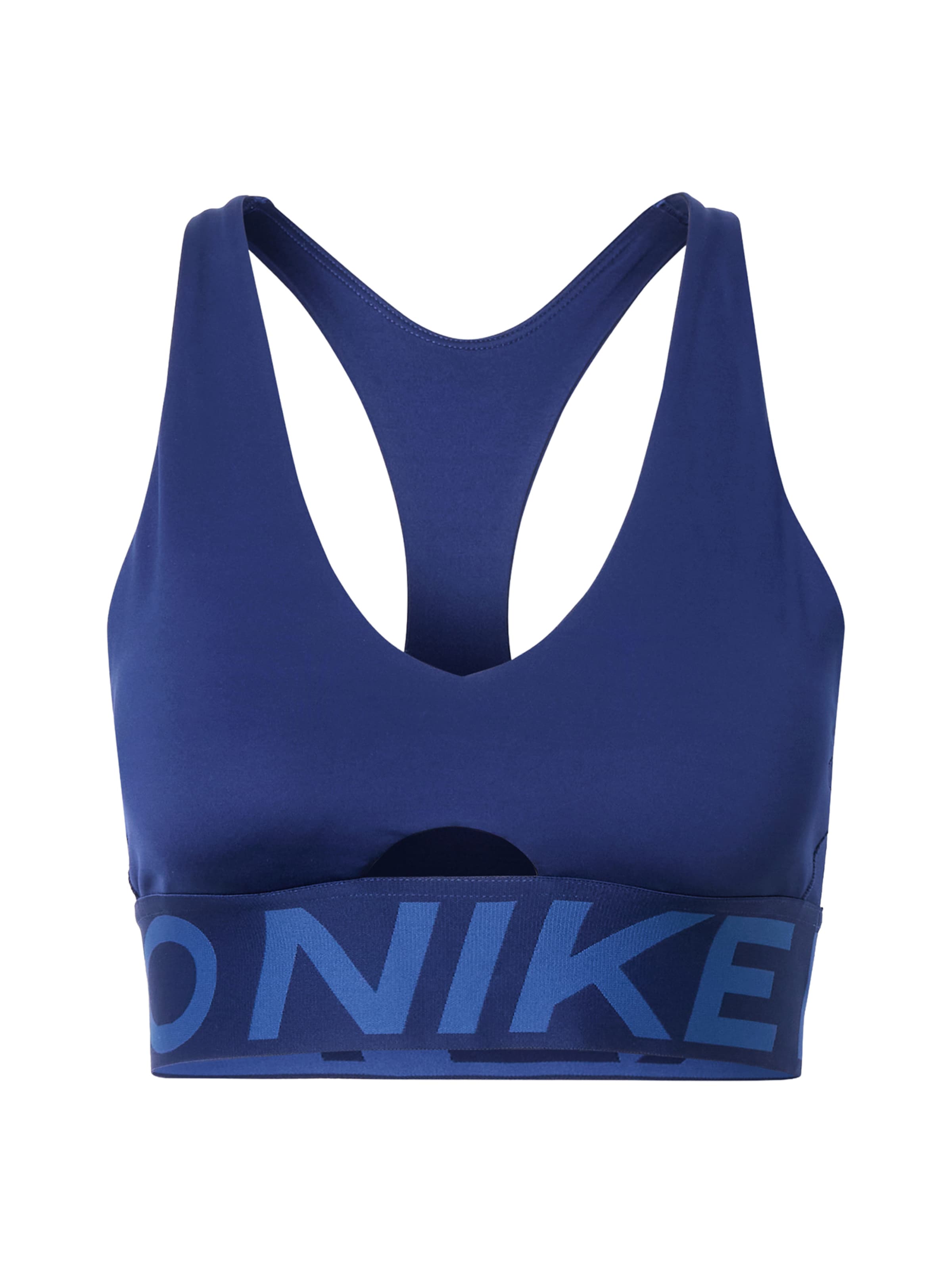 Bustier Soutien-gorge de sport 'NP SCULPT' NIKE en bleu : devant