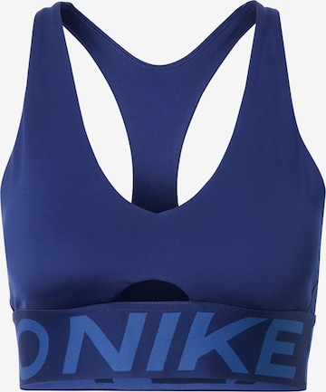 Bustier Soutien-gorge de sport 'NP SCULPT' NIKE en bleu : devant