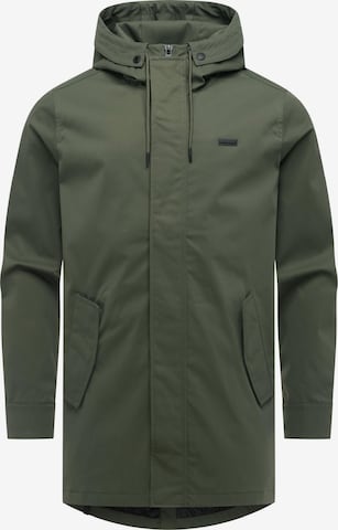 Ragwear Between-seasons coat 'Mr Smithem' in Green: front
