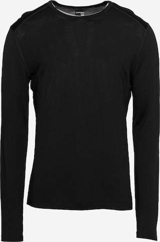 melns ICEBREAKER Sporta krekls: no priekšpuses