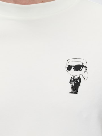 Karl Lagerfeld Μπλουζάκι σε λευκό