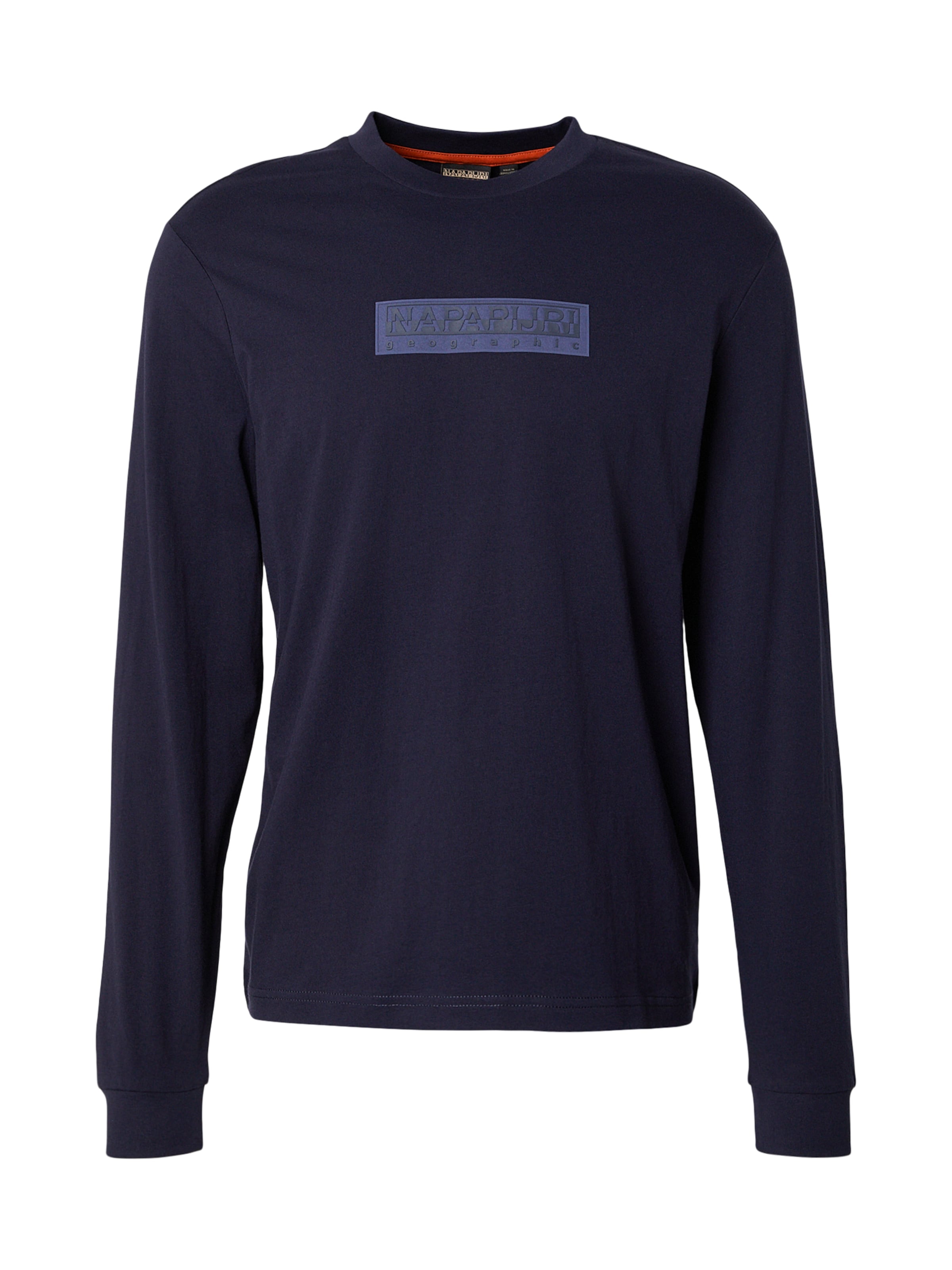 NAPAPIJRI Тениска в синьо: отпред