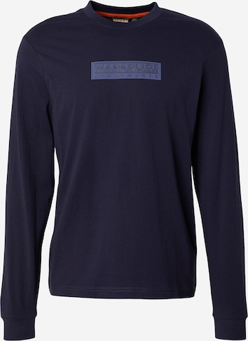 NAPAPIJRI Тениска в синьо: отпред