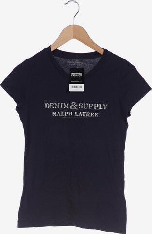 DENIM & SUPPLY Ralph Lauren Top & Shirt in S in Blue: front