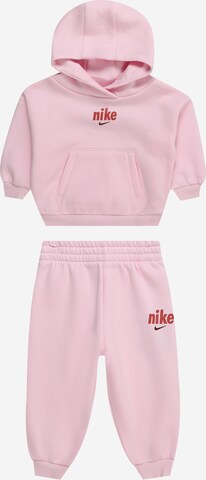 Survêtement Nike Sportswear en rose : devant