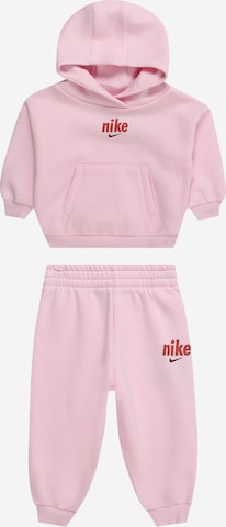 Nike Sportswear Костюм для бега в Ярко-розовый: спереди