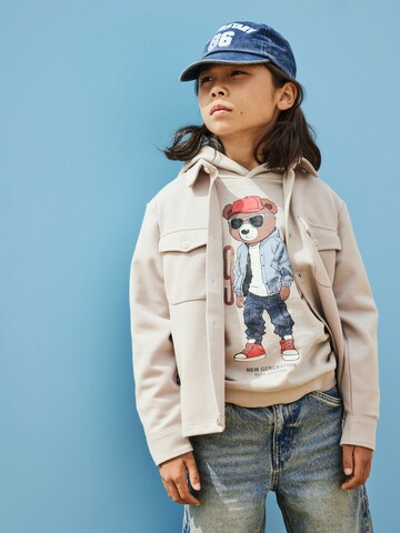 NAME IT Comfort Fit Overgangsjakke i grå: forside