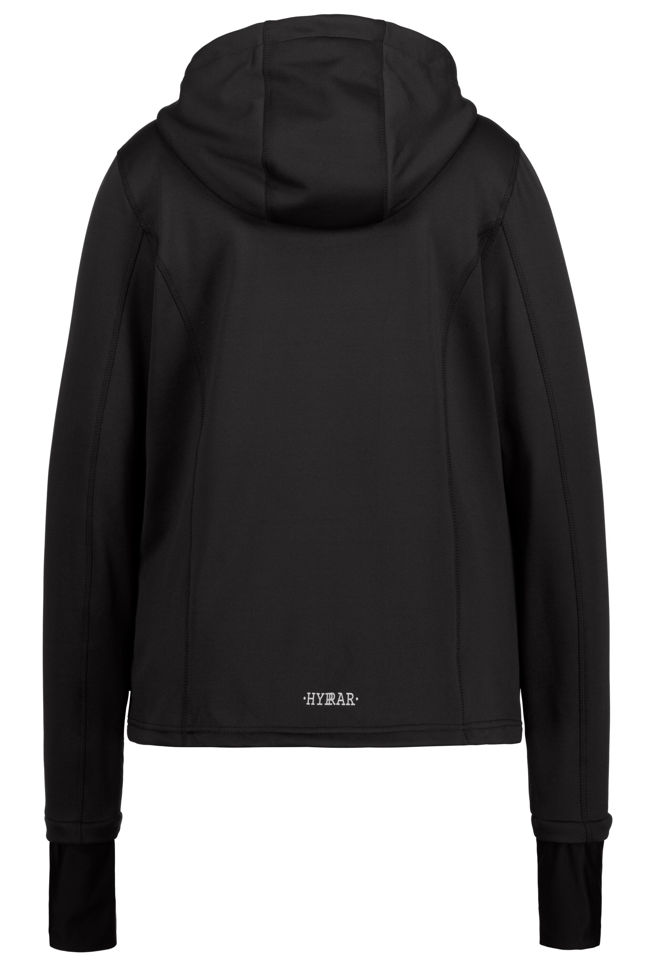 Ulla Popken Sweat jacket 'Hyprar' in Black